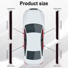 SINGARO Car Door Threshold Protection, 4PCS Door Edge Step Dust