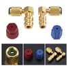 R12 to R134 A High/Low AC Fitting Port Retrofit Conversion