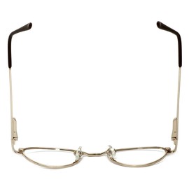 Calabria Flex Collection KIDS 75 Oval Blue Light Blocking Reading Glasses +2.25 Gold Girls