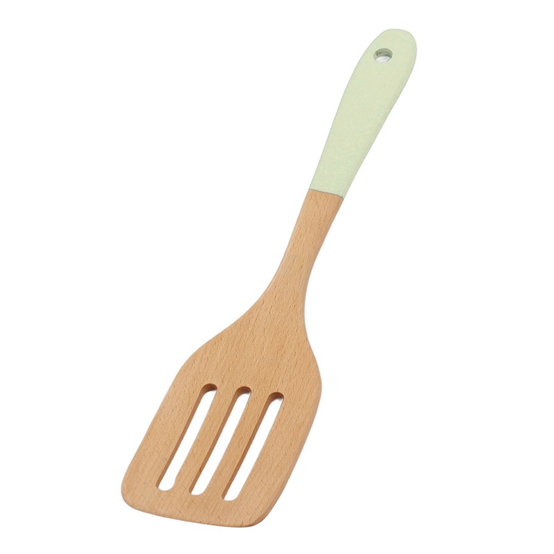 3Pcs Wooden Spatula Set Heat Resistant Light Weight Kitchen Cooking