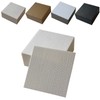 BAY LETTERPRESS Accessory Mats, 50 Sheets, White, Plain, 2.2 x