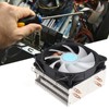 CPU Fan 4 Pure Copper Heat Pipes Mute Heatsink with