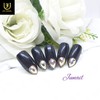  No.1204 Handmade Nail Tips - Short C Curve Coffin