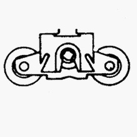 Andersen Patio Door Tandem Roller 1997061 (2 Pack)