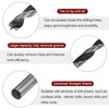 HARFINGTON 5pcs Brad Point Drill Bits 5mm Precise Cutting with