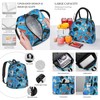 Oplp Colorful Video Game Controller Background Large Capacity Backpack Lunch