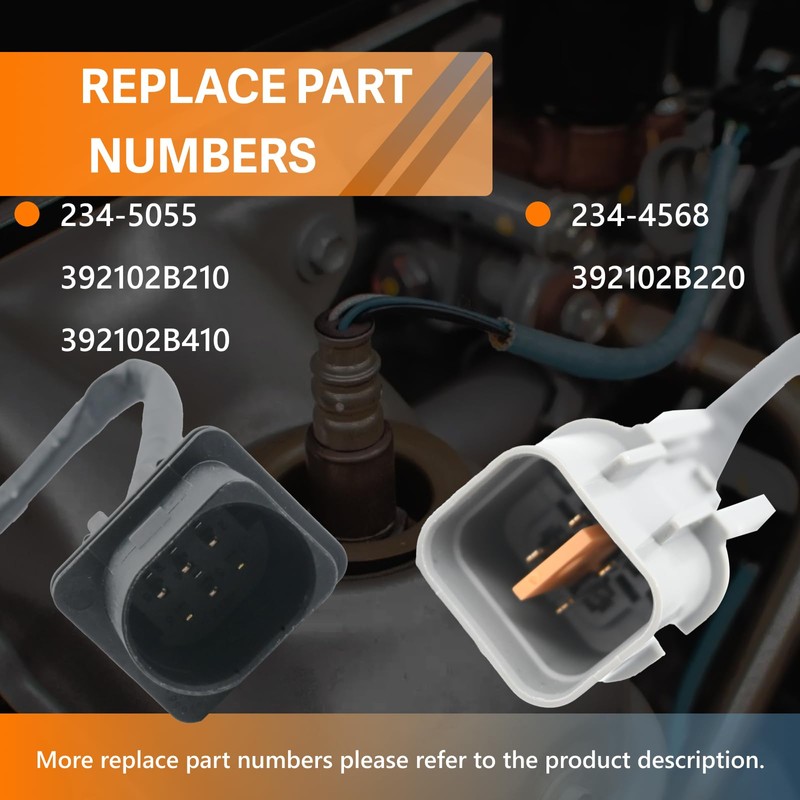Automost O2 Sensor Upstream and Downstream 2Pcs - Compatible with