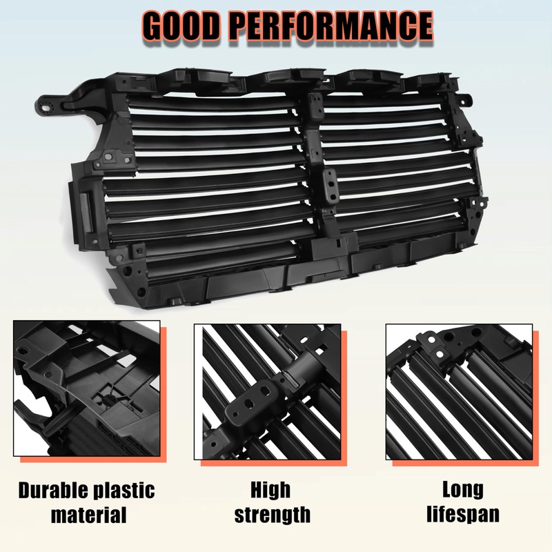 KUAFU Front Active Grille Shutter Compatible with 2018-2020 Ford F-150