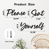 Please Seat Yourself Metal Wall Decor Farmhouse Bathroom Signs lease