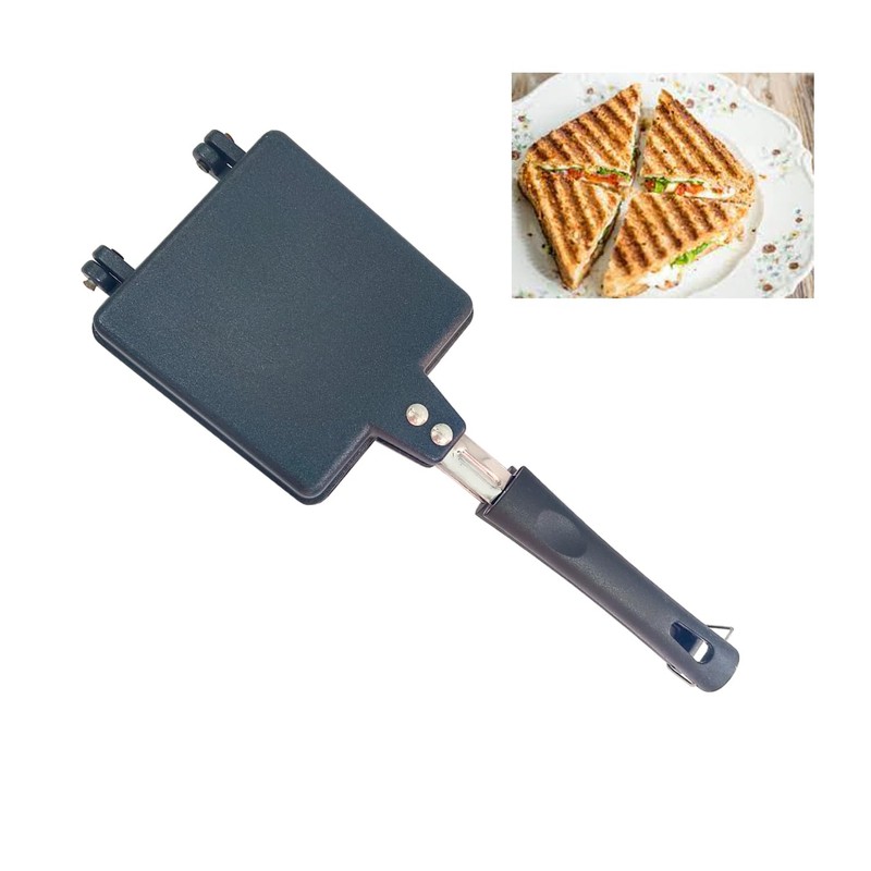 G & D Non-Stick Aluminum Double Sided Foldable Pan, 13