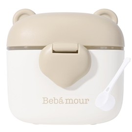Bebamour Baby Formula Dispenser On The Go, Formula Container to Go, Formula Holder for Travel, Candy Fruit Snack Storage Container with Scoop and Leveller Heat-Resistant Glass Breast Milk Pitcher Feeding - Color: Baby Formula Dispenser-Coffee