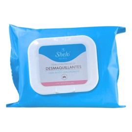 Toallitas Desmaquillantes Acido Hialuronico 25pz Shelo
