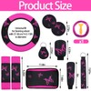 BBTO 43 Pcs Butterfly Car Seat Full Set Butterfly Car