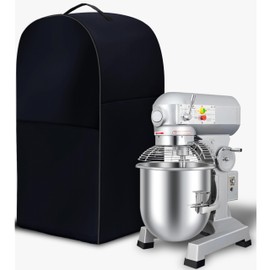 Commercial Food Mixer Cover，For Commercial Mixers 15QT and under，High Density Waterproof and Dustproof Mixer Black Cover（only cover）