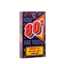 Boxer Gifts How 80's are You? 1980s Trivia Cards Game | Fun Eighties Decade Themed Quiz Cards | Great Gift for Friends