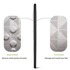 BEZOX Foot Rasp Feet Callus Remover - Stainless Steel Double Sided Grit Pedicure File - W/Gift Box and Cloth Bag