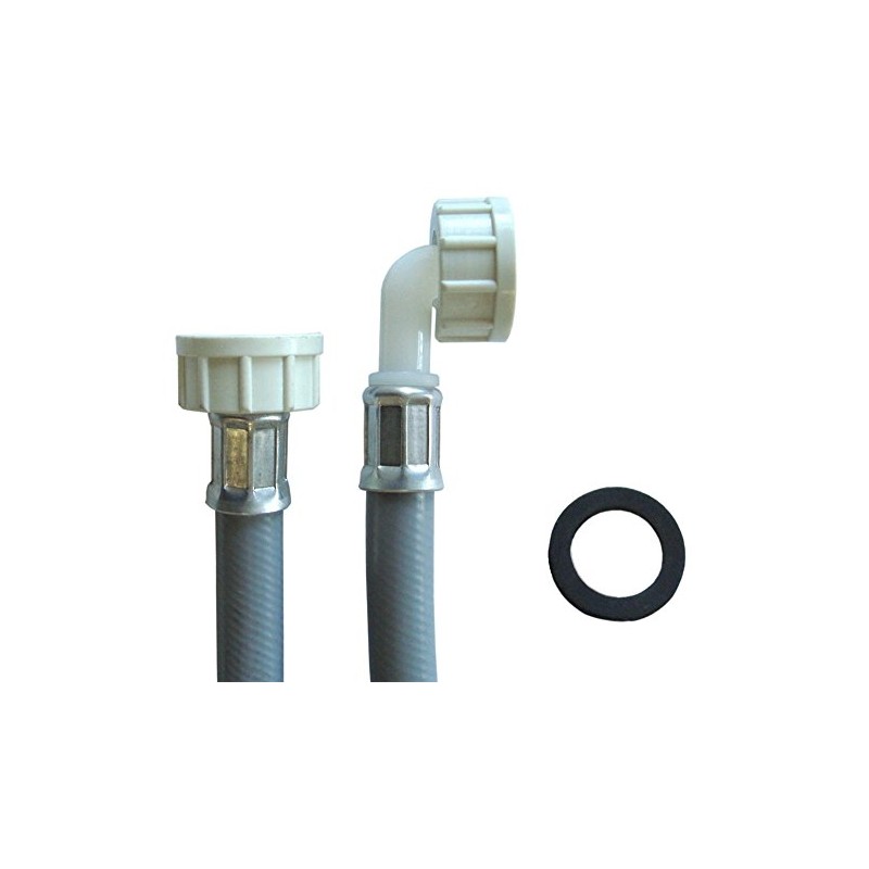 Washing Machine Inlet Hose, 3/4 Inch Nut x 3/4 Inch