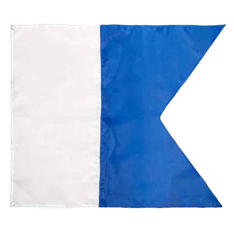 Dawitrly Safety Dive Flags, 2Pieces Polyester Diver Down Flag +