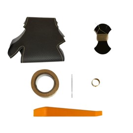 GV TECH - Funda De Volante a la Medida para Volkswagen Jetta, Vento, GOL, Golf, Polo, Virtus, Tiguan 2019 2020 (Grande, Beige)