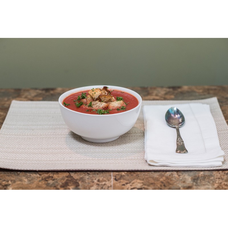 BIA Cordon Bleu 24-Ounce Chowder Bowl, Set of 4, White