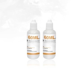 LENSGO Fog Machine Fluid,for LENSGO Smoke Machine,High Density 60ml×2 Bottles
