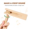 Gadpiparty 2 Pieces Wooden Spinning Ratchet Noise Maker Grogger Noise