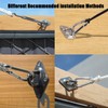 WAIZHIUA 32Pcs M6 Awning Attachment Set, Heavy Duty Sun Shade