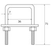 Ai Iko Type Bolt Set M8 x 60 x 45