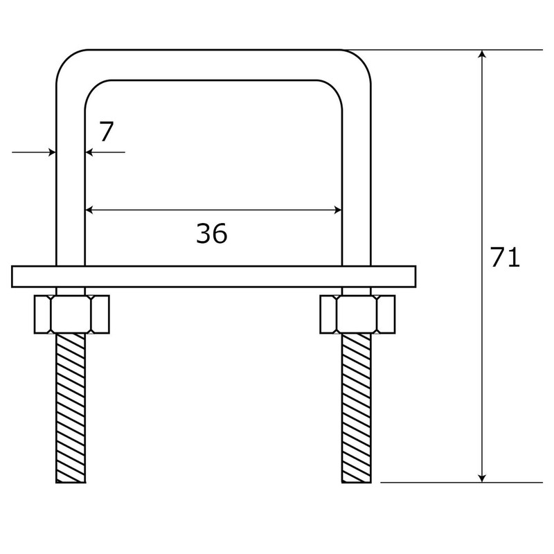 Ai Iko Type Bolt Set M8 x 60 x 45