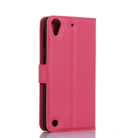 NWNK13 HTC Desire 530 Case Protective Wallet Case, Leather Case with Kickstand, Shockproof Flip Case TPU Shell, Card Slots for Desire 530 Pink