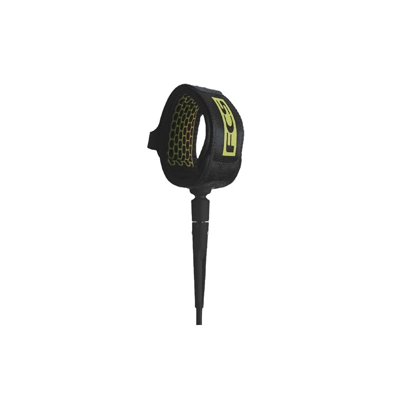 FCS 5' Comp Essential Leash Coal Lime