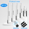 Classicseali 6PCS Extendable Pointer,Classroom Pointer Retractable 2 White Fingers, Multifunctional