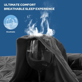 BEDLORE 2 Pack Waterproof Mattress Protector, Full Size Mattress Pad with Deep Pocket 6"