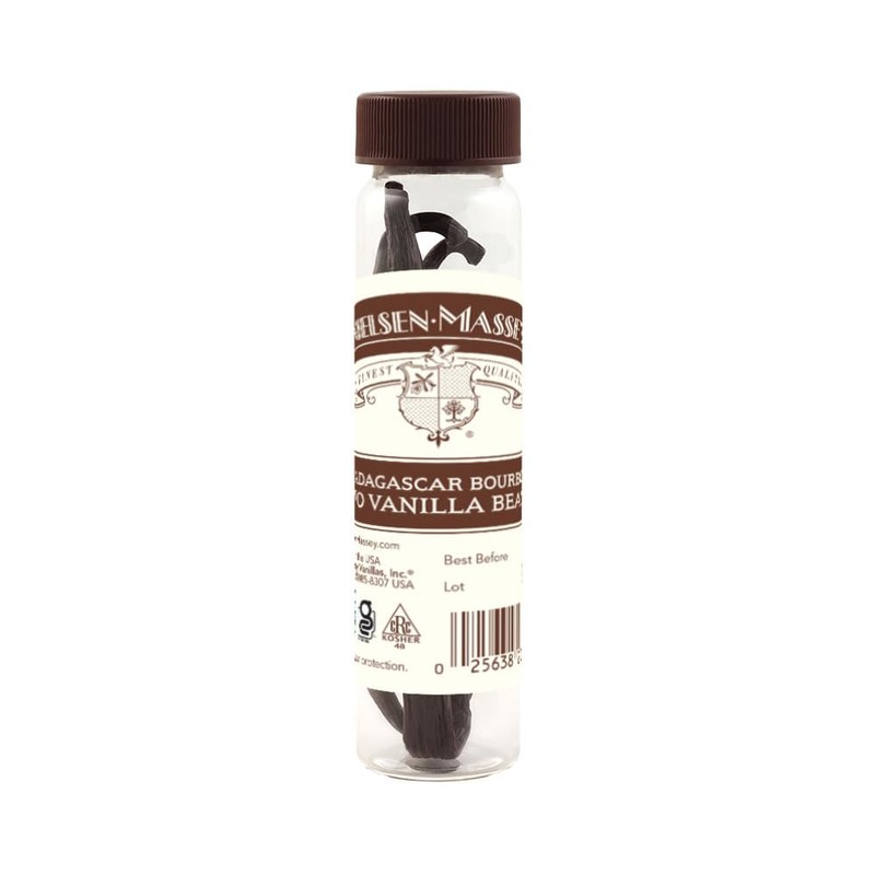Nielsen-Massey Madagascar Bourbon Vanilla Beans for Baking and Cooking, 2-Bean