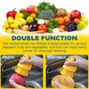 GTOTd Cute Ducky Washing Dish Brush（2 Pack）Ergonomic Palm Scrubber with