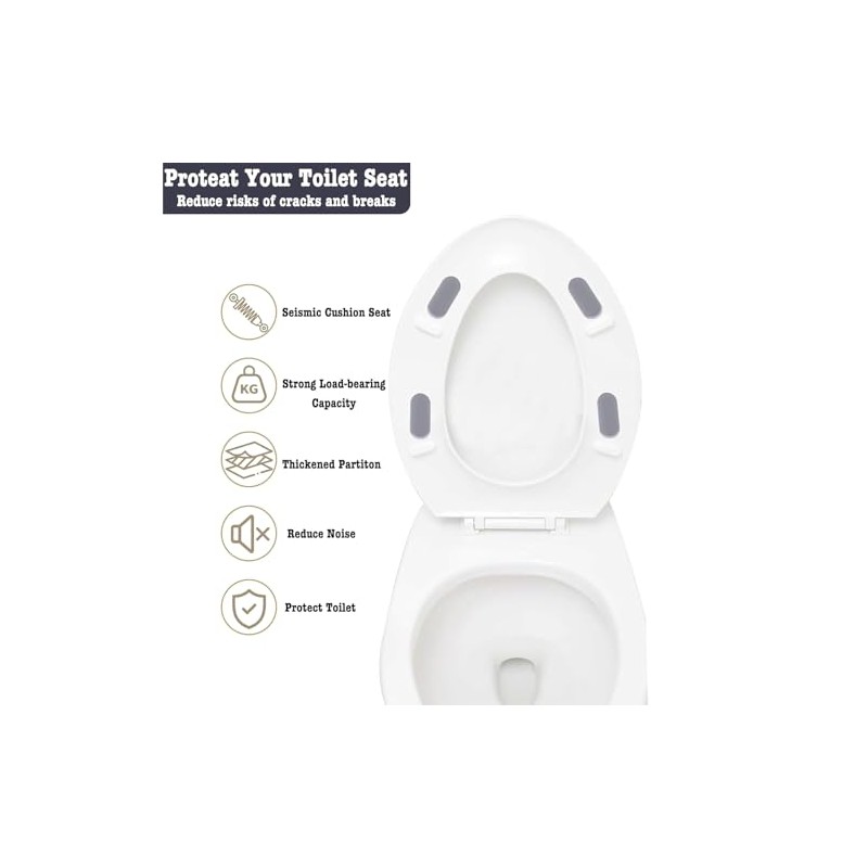 5Pcs Toilet Seat Stabilizers Movements Secures Fit Bidet Enhances Bathroom