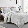Love's cabin Quilts for Queen Bed Light Grey Bedspreads Bedding