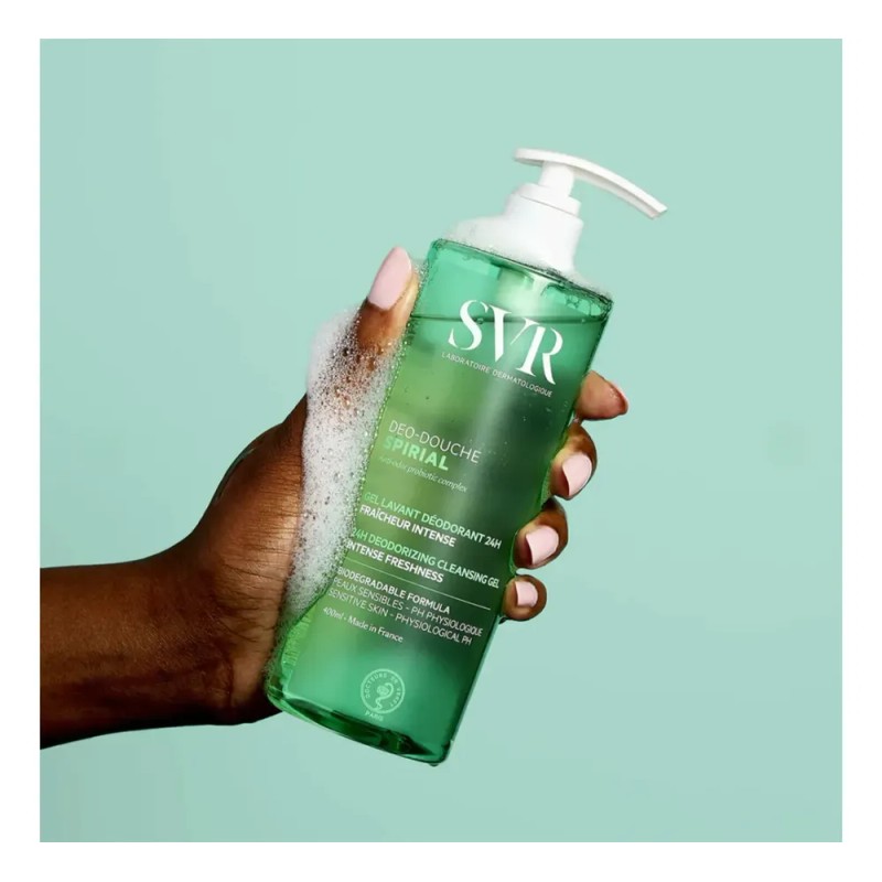 Svr Spirial Gel De Ducha 400ml Limpieza Frescura Corporal
