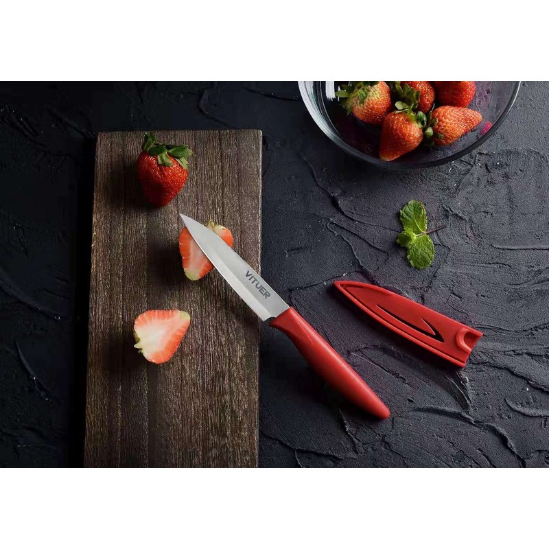 VITUER Paring knife, 4PCS Paring knives (4 Knives and 4