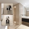 Integrated Suction Cup Shower Rack - Adjustable Wall Mounting Shower