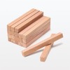 MUJI 84431593 Red Cedar Blocks, Pack of 20, Includes Sandpaper