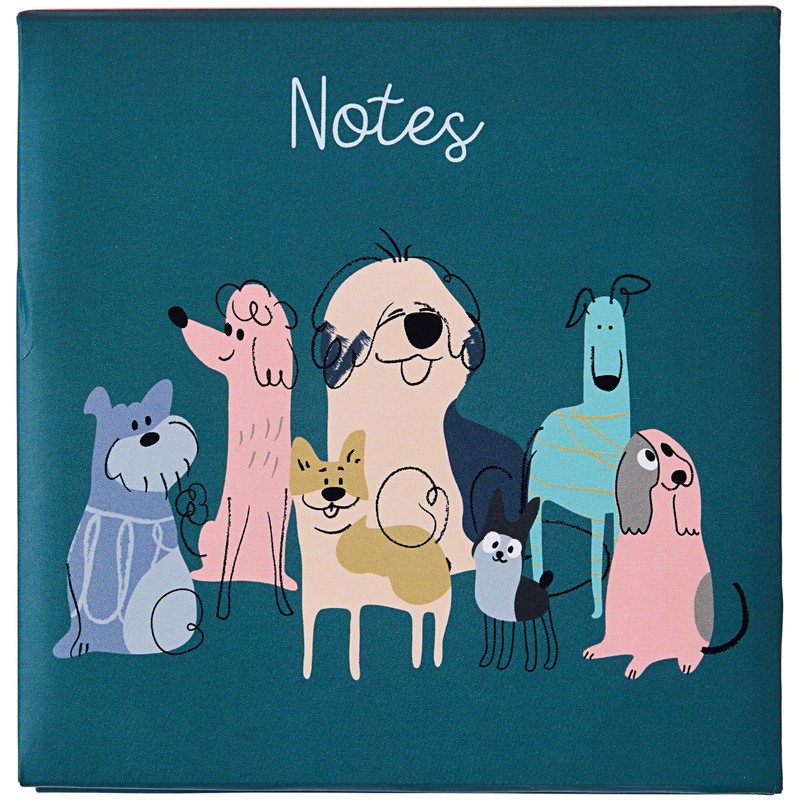 Design By Violet Doodley Dogs Notepad Noteblock with Pen –