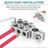 Battery Terminal Connectors, 12-Way Battery Terminal Clamps, BetyBedy Battery Terminals