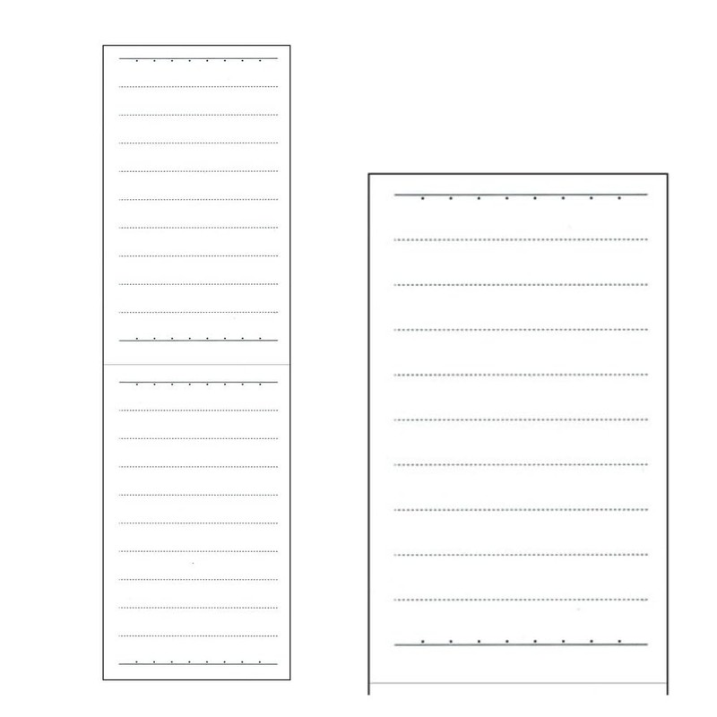 Daigo B3436 Notebook, Vertical Pencil, Black