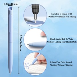 Dancepanda Colored Journal Pens,Journal Multicolor Flair Pens,Colorful Gel Pens for Journaling(6PCS)