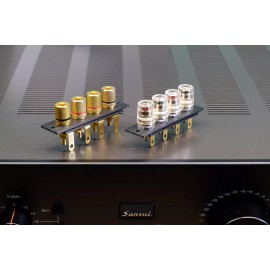 For Sansui Sansui AU-666 speaker terminal upgrade kit - SSTK4B knurled metal