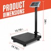 Houseables Industrial Scale, Platform Scale, 600 LB, Large, Weight Machine
