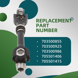 Yunnergo 703500855 Rear Propeller Drive Shaft Compatible with Outlander 450 500 470 650 800 850 1000 Renegade 500 570 800 850 1000 703500925 703500986 705501406 705501415