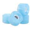 4Pcs Skateboard Wheel Set Replacement 78A Hardness PU Translucent Flashing