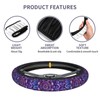 Mandala Steering Wheel Cover for Women Men Girls, Universal 15